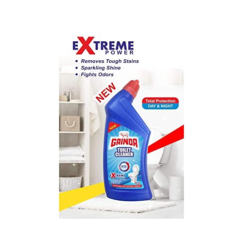 Image of GAINDA Toilet Cleaner Liqud Disinfectant Bowl Pot Cleanser Safe Hygienic Bathroom Stain & Odour Remover for Commercial Use Removes 99.9% Germs (1 Ltr)