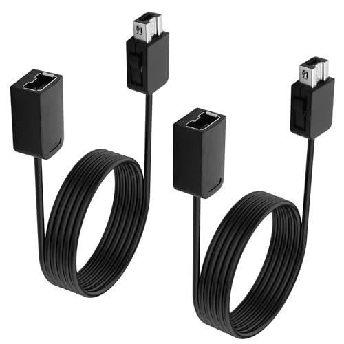 Image of NES Extension Cable 2 Pack Compatible with Super Nintendo SNES Classic Edition Controller (2017) /Mini NES Classic Edition (2016) /Wii /Wii U Controller, 10ft