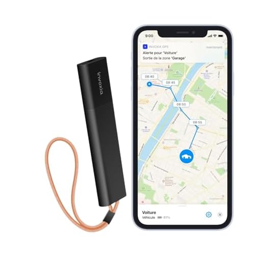 GPS-spårare Invoxia utan SIM-kort med stöldskydd i realtid och lång batteritid – prenumeration ingår – spårningsbil, motorcykel, skoter, väska, barn, äldre, värdesaker