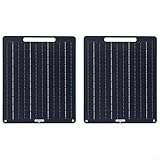 Design portable : facile à utiliser là où il est flexible, ce panneau est solaire simple à transporter, peut être installé dans différents endroits où vous n'êtes pas alimenté, restez compte et votre voyage vous emmène