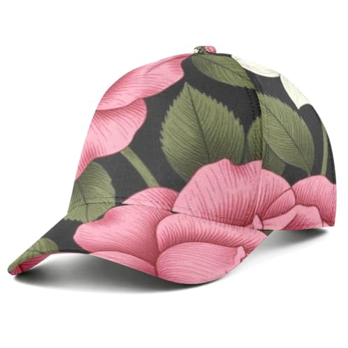 Gorra de béisbol unisex con tacto suave y tela de poliéster ajustable de 55-62 cm