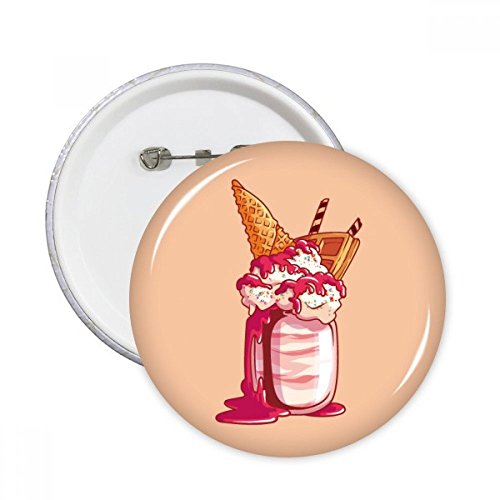 Badge bouton rond biscuits au chocolat pour réparer ou relooker un vêtement triste