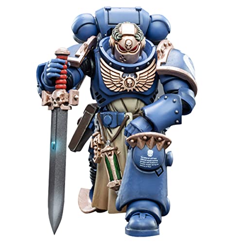 Joytoy Warhammer 40K 1/18 Action Figure Ultramarines Primaris Company Champion Joy Toy Models #TOP21