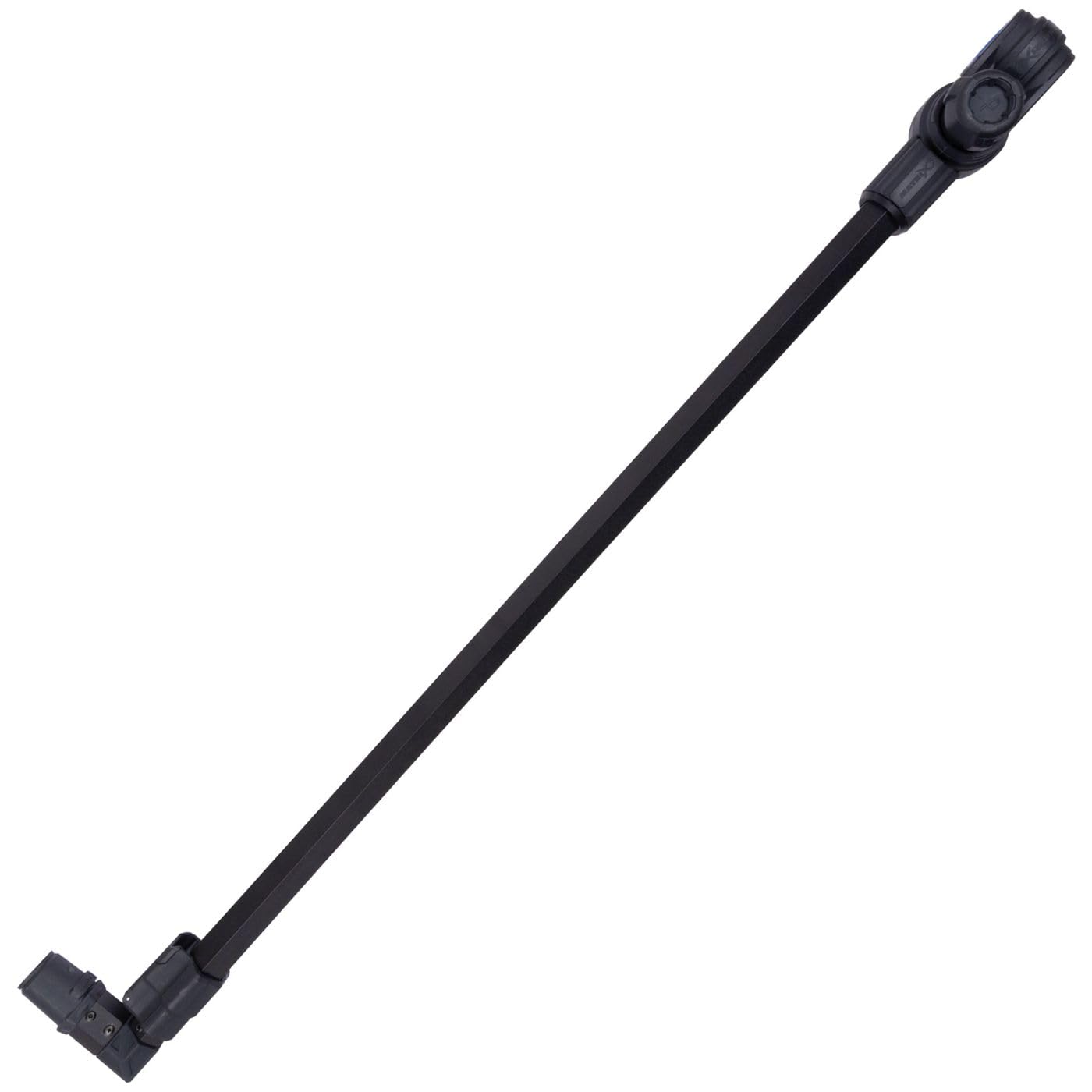 Matrix Fox 3D-R Feeder Arm Long 83-130cm - Rutenauflage zum Feederangeln auf Friedfische, Schwarz, Metall, Lagerregal, Rack, Angeln (Fishing), Einheitsgröße