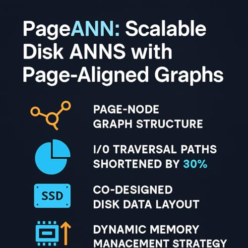 PageANN: Scalable Disk ANNS with Page-Aligned Graphs Podcast Por  arte de portada