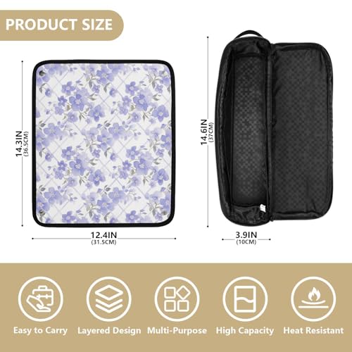 Bolsa organizadora para herramientas de cabello con aislante térmico miniatura 4