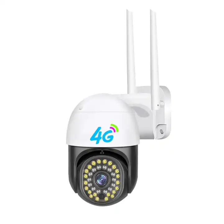 OneXsale 4g sim 4mp ptz CCTV Camera ip66 Waterproof Wireless Outdoor Security Camera v380pro app auto Tracking Two-Way Audio Color Night Vision sd Card Support