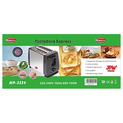 Tostador de pan Maxell Power MP-3324