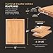 John Boos Handle Boards Series Rectangular Wooden Maple Cutting Board 24”x18” – 2.25” Thick, 30-lb Reversible Butcher Block with Juice Groove, Edge-Grain & Metal Handles