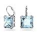 Pendientes de aro Swarovski 5619472 Millenia azul