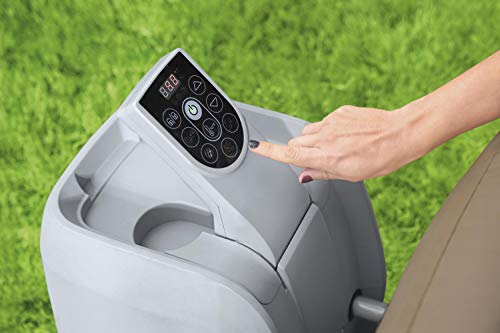 Lay-Z-Spa Palm Springs Hot Tub, 140 Inflatable Spa with Freeze Shield Technology, Beige, 4-6 Person Lay-Z-Spa Palm Springs Hot Tub, 140 Inflatable Spa with Freeze Shield Technology, Beige, 4-6 Person