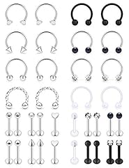 36PCS - Silver & Black