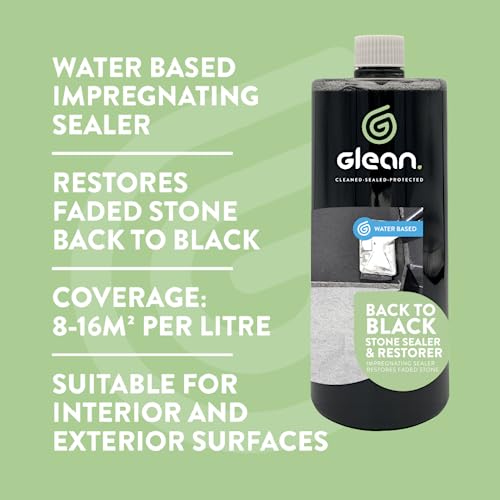 GLEAN Black Stone Restorer & Sealer BLACK Impregnating Sealer
