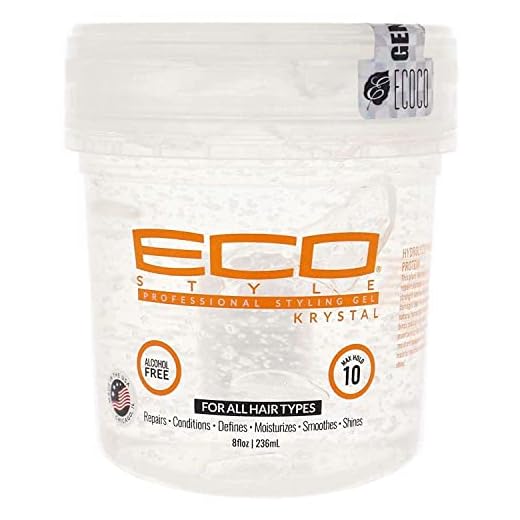 Eco Style Professional Styling Gel Krystal, 8 Ounce