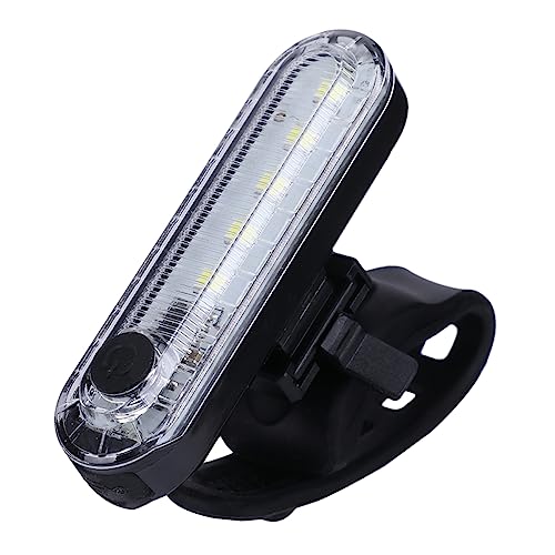 KOMBIUDA 2 Pcs USB Powered Rear Light Bike Taillights Energy Saving Warning Lights for Night Riding White Red Durable Material Lightweight Easy to Install