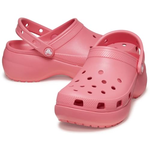 Image of Crocs Women's Classic Platform Clog, Hot Blush, 5 US