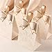10pcs Vintage French Handheld Champagne Candy Boxes - Elegant Gift Bags for Weddings and Special Occasions