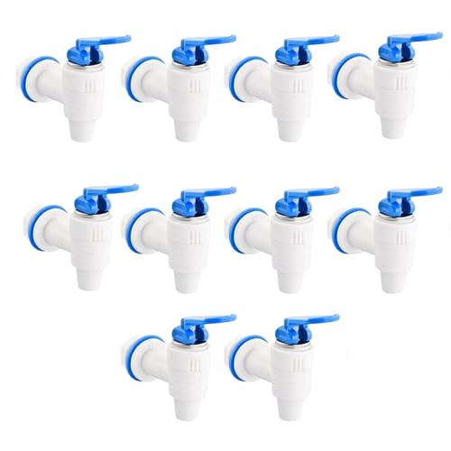 Image of CSI INTERNATIONAL RO Service Plastic Dolphin Tap for RO Water Purifier - Compatible with Most RO, UV, UF Systems - Leak-Proof & Durable Plastic Faucet Tap for Water Dispenser (Pack of 10)
