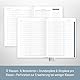 Häfft® Lehrer-Planer 2025/2026 A5 + Waves of Time Hardcover Lehrerkalender/Schuljahresplaner mit 236 Seiten, Stickern und mehr - nachhaltig & klimafreundlich