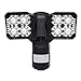 Produktbild LED Aussenstrahler mit Bewegungsmelder SANSI-36W Led Strahler 3600 Lumen Superhell Led Fluter IP65 Wasserdicht Aussenleuchte mit Bewegungsmelder Led Wandleuchte für Garten,Garage,Hof(Schwarz,Platz)