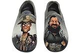 Alberola - Zapatillas Divertidas de Casa para Hombre y en Tallas Grandes hasta la 50 - Modelo LC9172 GRIS talla 45