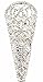 Silver Filigree Boutonniere / Corsage Decorative Holder