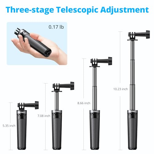 Image of AKASO Mini Selfie Stick Tripod Lightweight Extension for Shooting Video Vlog Accessories Compatible with AKASO Action Camera EK7000 /Brave 4 /Brave 7 LE /Brave 7 /GoPro Hero12 /11 /10 / 9 /Max /DJI Osmo Action