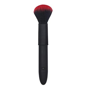 Electric Black Vibration Makeup Brush - 10 Gears USB Rechargeable Foundation & Concealer Tool