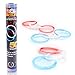 Fun Central B567 8 Inch Glow in the Dark Bracelets - Assorted Red-White-Blue 50ct
