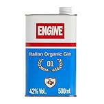 Engine Italian Gin | 50cl | 42% vol | London Dry | Juniper Hints with Floral Note of Roses and Balsamic Note of Sage and Lemon | Vegan & Gluten Free | Perfect in a Gin & Tonic, or a Negroni
