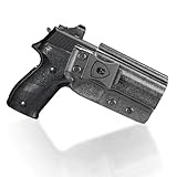 WARRIORLAND IWB Kydex Holster Optics Cut, Compatible Sig Sauer P226 Legion, Inside Waistband Appendix Carry, Adj. Retention & Cant, Right Hand