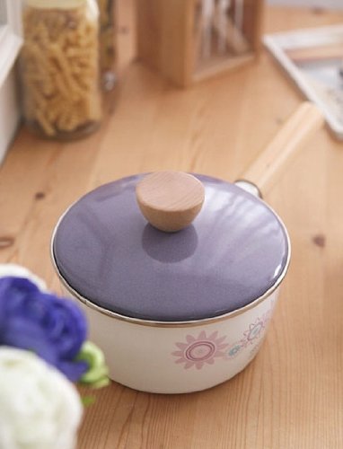 Marmite Marie Claire Forum 17cm en émail violet pour vos petits plats mijotés
