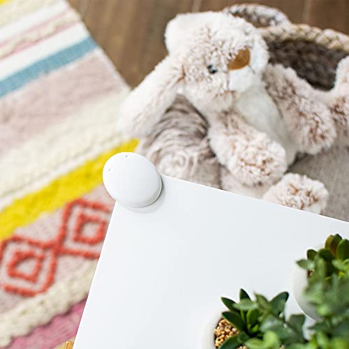 Qdos Safety StayPut Corner Guards and Protectors | White | Multi-Component Construction -Guaranteed to Stay in Place unlike inferior products - Bite Proof & Choke Safe - Food Grade Material | 8 pack