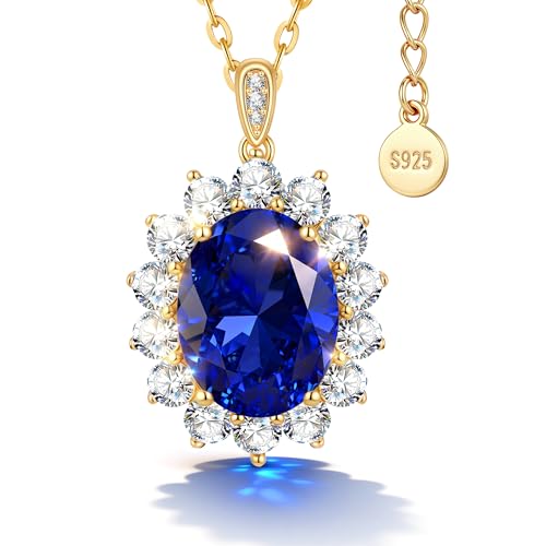 GONA 4CT Lab Grown Royal Blue Sapphire...