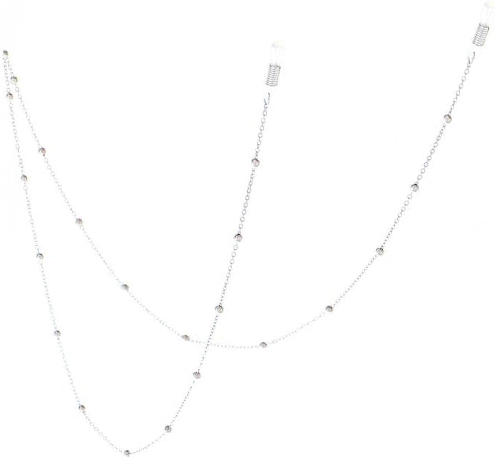 REVAHI Cadenas de anteojos de Metal para Mujer, Gafas de Sol, Cadena de anteojos, Soporte de cordón, Correa para el Cuello, Cuerda