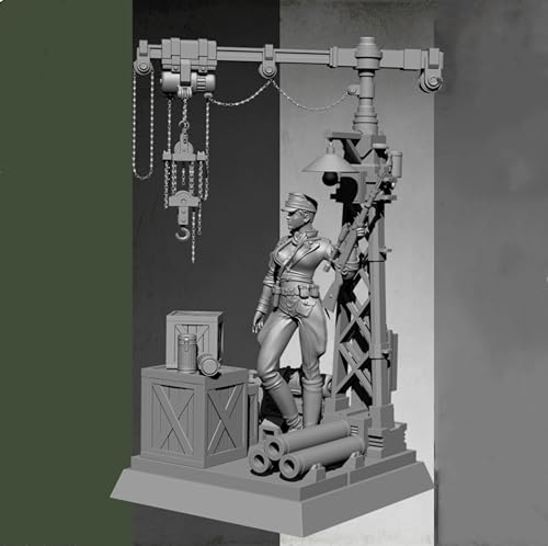 Modèle réduit de soldat féminin 1/35 figurines résine sans défaut de moulage