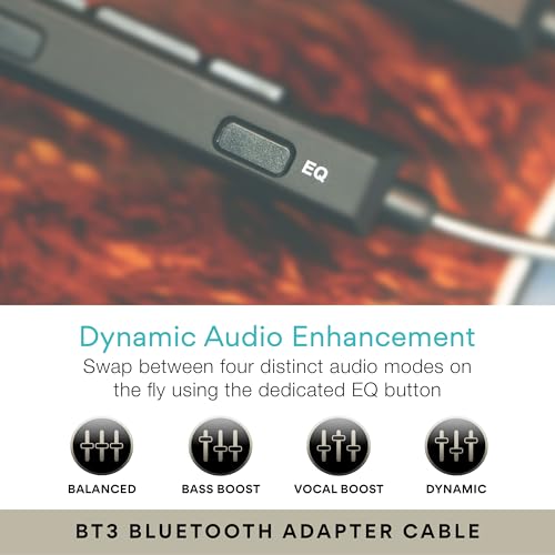 Image of MEE audio M6 PRO Musicians' In-Ear Monitors Wired + Wireless Combo Pack: Includes IEMs, 2 Audio Cables and BT3 Hi-Res Bluetooth Audio Adapter w /aptX, LDAC, Auracast Support, & Built-In Headset (Clear)