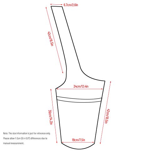 Mochila de ombro, Andoer Bolsa para tapete de ioga Sacos de ombro de lona estampado vintage com zípe