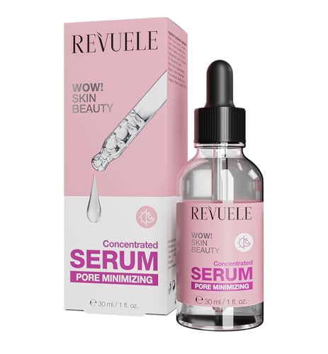 REVUELE WOW! Siero concentrato di bellezza della pelle che minimizza i pori, 30 ml