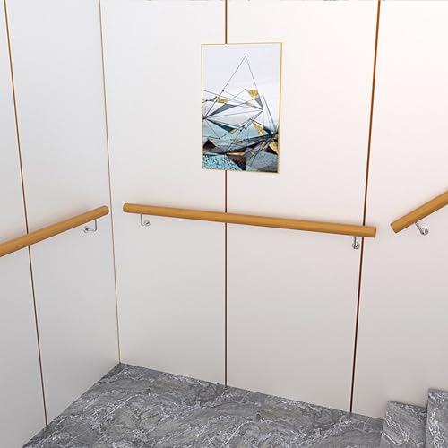 Rambarde d'escalier extérieure de 122 cm en bois