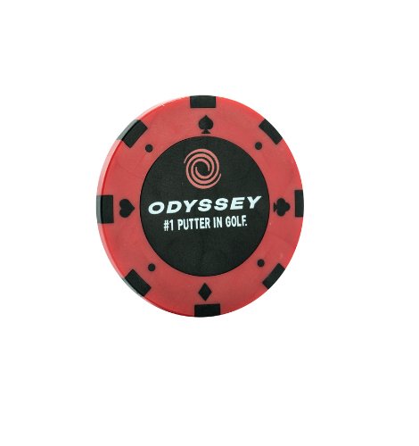 Odyssey Poker Chip Ball Marker, 3 Count