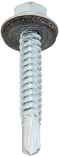 Tornillo autopercutor con arandela hexagonal 12-14 x 1-1/2 pulg miniatura 2