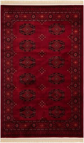 Tapete rectangular Unique Loom 152x244 cm rojo miniatura 2