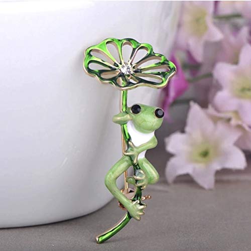 Comelyjewel Enamel Lapel Pin Frog Brooch Pin Party Valentine Brooch Collar Jewelry Gift Durable and Useful3