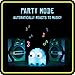 PacMan Ghost Light Table Lamp - 16 Color Options - Changes Colors to Music - USB Powered