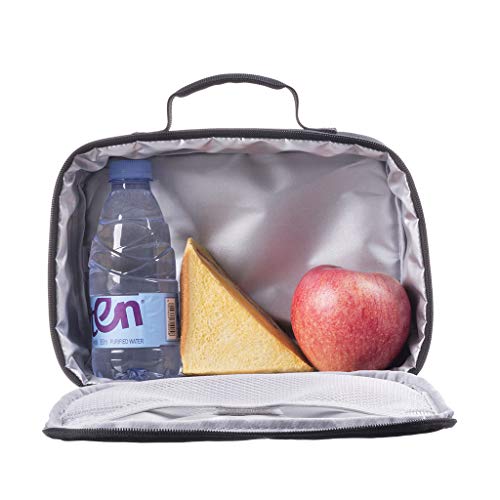 Image of ZIPIT Grillz Boys Lunch Bag, Mini Cooler Tote Insulated Lunch Bags for Kids with Handle, Machine Washable (Black)
