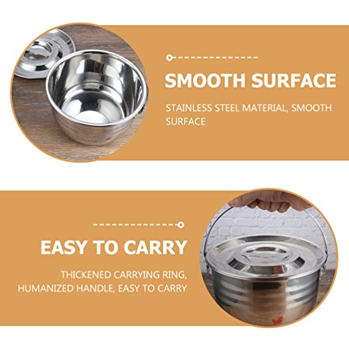 BESPORTBLE Potenciômetro de Cozimento de Alumínio Acampamento Panela Tribal Piquenique Ao Ar Livre C