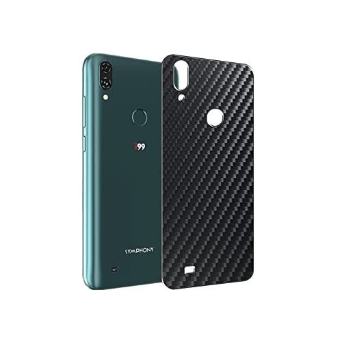 Puccy 2 Pack Back Screen Protector Film, compatible with Symphony i99 Black Carbon TPU Guard Cover （ Not Tempered Glass/Not Front Screen Protectors ）