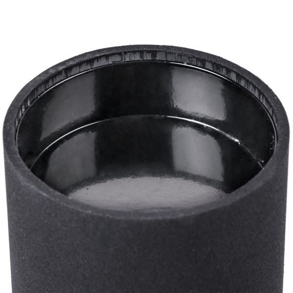 Black Wall Mounted Cigarette/Ash Receptacle, Outdoor Cigarette Butt Receptacle, Cigarette Disposal Outdoor, Great for Use in Patio, Hotels, Cafes, Offices, Restaurants, Bars, Casino