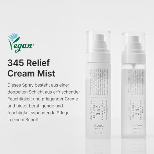 Dr.Althea 345 Relief Cream Mist | Feuchtigkeitsspendender Gesichtsspray mit Reisextrakt | Beruhigende Pflege für empfindliche Haut | Vegane koreanische Hautpflege (100 ml, 1er Pack)
